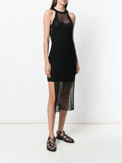 Shop Lost & Found Ria Dunn Open Knit Tank Dress - Black