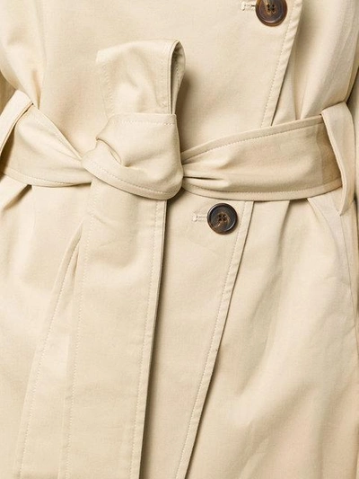 Shop Aalto Belted Trench Coat - Neutrals