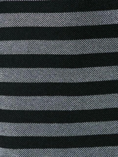 Shop Alexander Wang Fitted Striped Skirt - Black