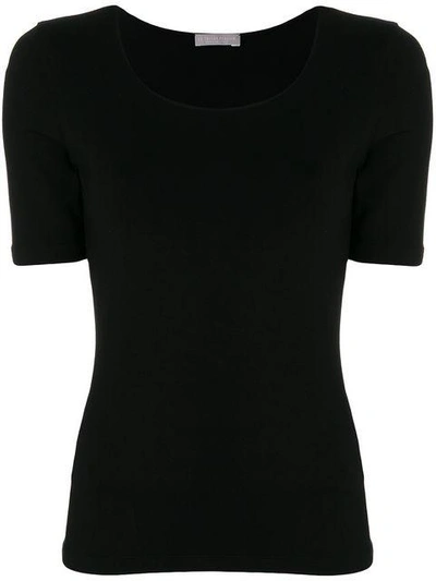 Shop Le Tricot Perugia Jersey T-shirt In Black