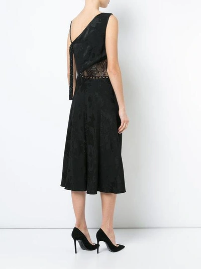 Shop Prabal Gurung Embroidered Lace Dress In Black