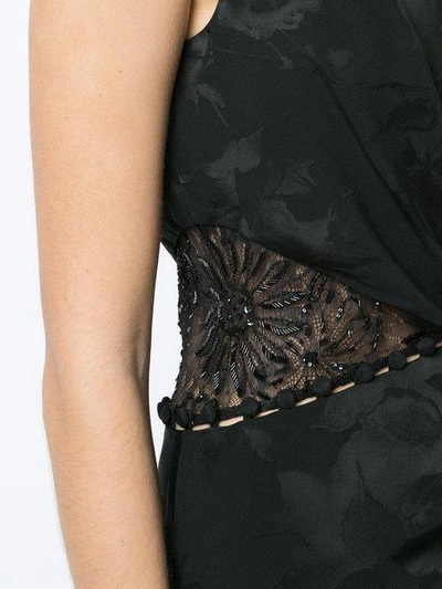 Shop Prabal Gurung Embroidered Lace Dress In Black