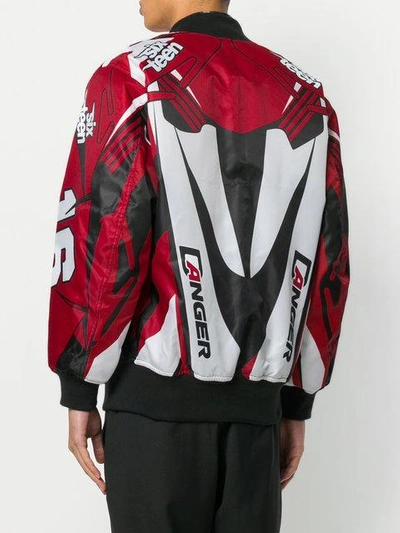 Shop Ktz Motocross Bomber Jacket - Red