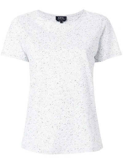 Shop Apc Speckle Finish T In Grey