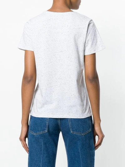 Shop Apc Speckle Finish T In Grey