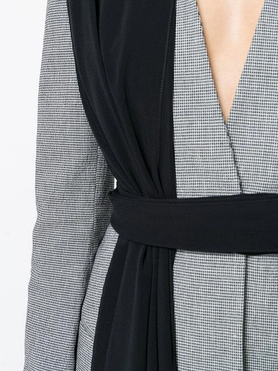 Shop Chalayan Fitted Drape Detail Jacket