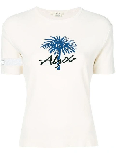Shop Alyx Palm Tree T-shirt In White