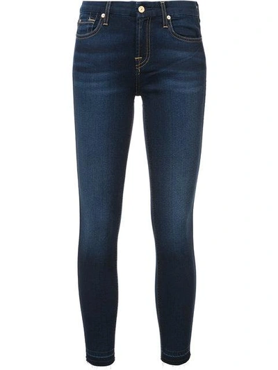 Shop 7 For All Mankind Skinny Jeans - Blue