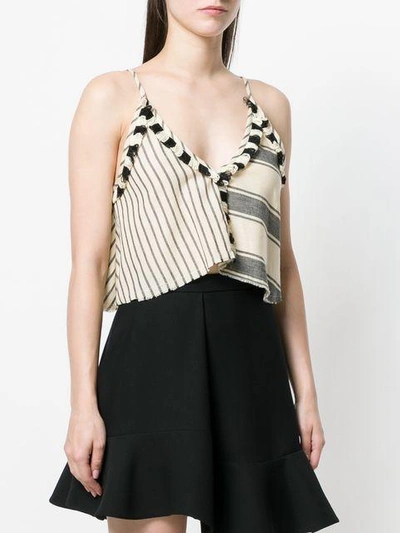 Shop Dodo Bar Or Cropped Patchwork Top