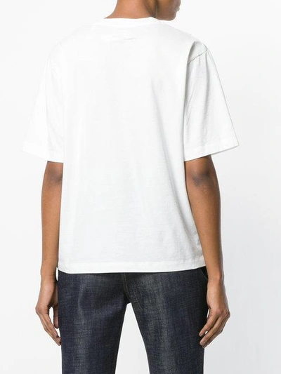 Shop Mm6 Maison Margiela Loose Fit Layered T-shirt - White