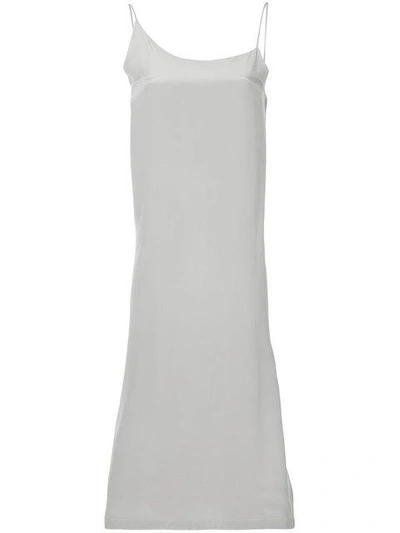 Shop Kacey Devlin Asymmetric Mid Wrap Dress - Grey