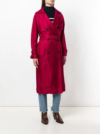 Shop Tagliatore Kristen Coat - Pink & Purple