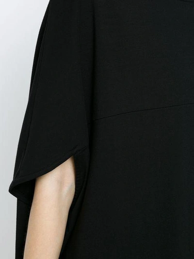 Shop Gloria Coelho Midi Straight Dress In Black