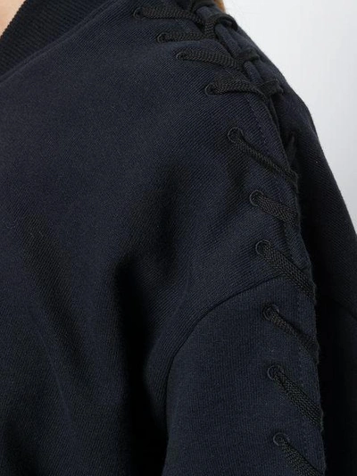 Shop A.f.vandevorst Zipped Bomber Jacket In Black