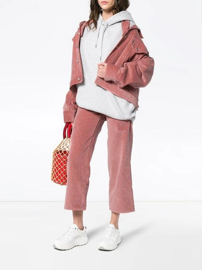 Shop Sandy Liang Pink Corduroy Jacket