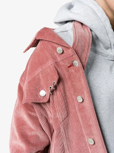 Shop Sandy Liang Pink Corduroy Jacket
