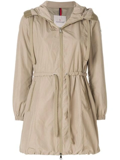 Shop Moncler Topaze Mid-length Coat