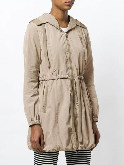 Shop Moncler Topaze Mid-length Coat