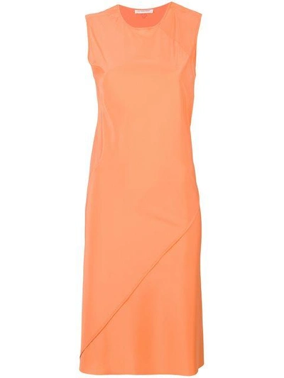 Shop A.f.vandevorst Fitted Midi Dress In Yellow