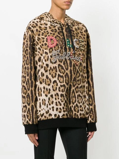 leopard print hoodie