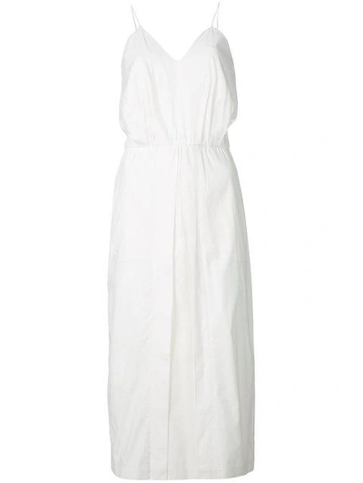 Shop Aalto Spaghetti Strap Dress In White