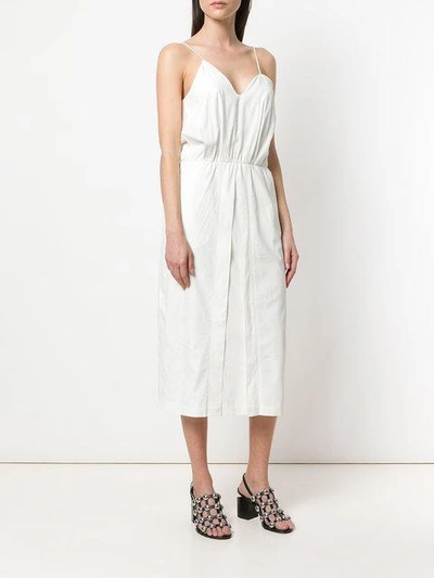 Shop Aalto Spaghetti Strap Dress In White