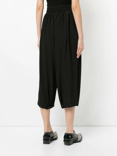 Shop Nehera Paba Cropped Trousers In Black