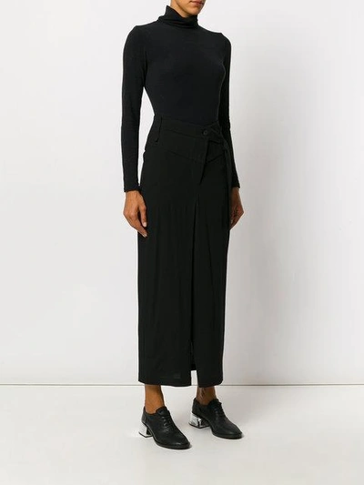 Shop Lost & Found Ria Dunn Long Skirt - Black