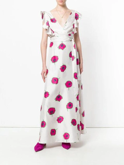 Shop La Doublej Floral Print Long Dress