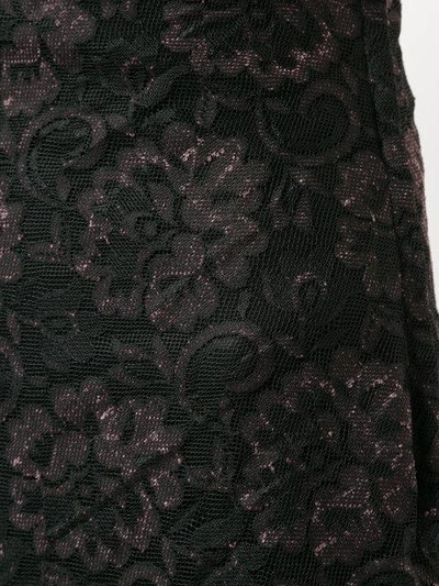 Shop Comme Des Garçons Vintage Lace Maxi Skirt - Black
