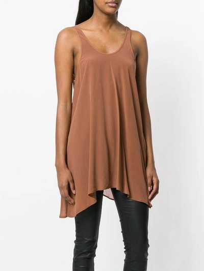 Shop Lost & Found Ria Dunn Oversized Tank - Brown