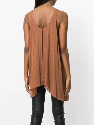 Shop Lost & Found Ria Dunn Oversized Tank - Brown