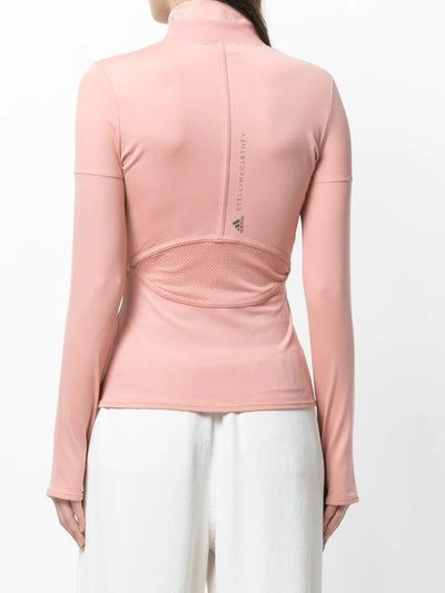 Shop Adidas By Stella Mccartney Slim Fit Performance Jacket - Pink