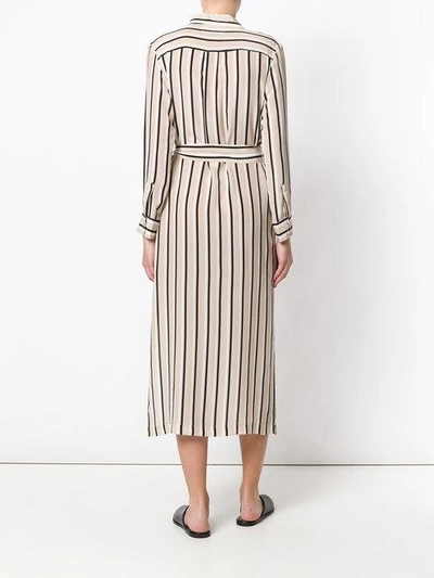 Shop Asceno Twin Stripe Shirt Dress