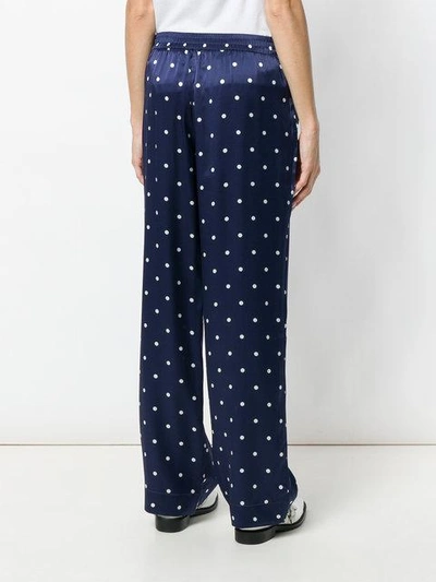 Shop Asceno Polka Dotted Pyjama Trousers
