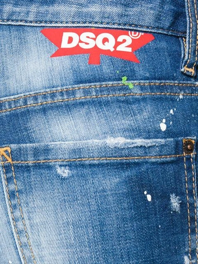 Shop Dsquared2 Denim Shorts In Blue