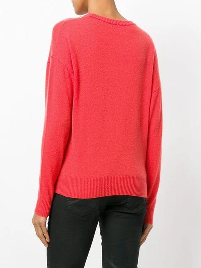 Shop Diesel M-love Sweater - Red