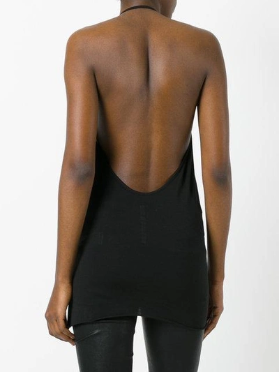 Shop Rick Owens Draped Front Blouse In Black