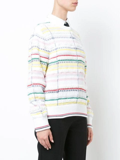 Shop Thom Browne Cropped Multi In White