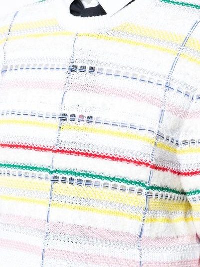 Shop Thom Browne Cropped Multi In White