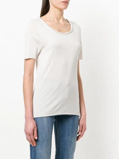 Shop Kristensen Du Nord Jersey T In White