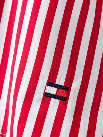 Shop Tommy Hilfiger Striped Camisole In Red