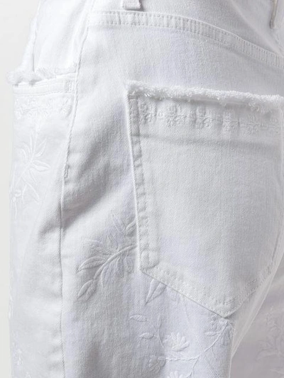 Shop Etro High-waisted Jeans In White