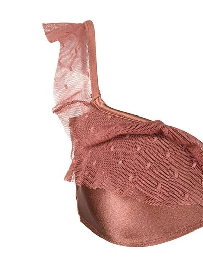 Shop Zimmermann Corsair Shoulder Frill Bikini - Pink