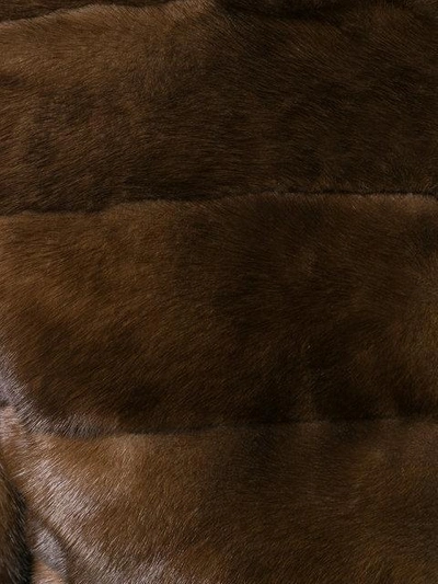 Shop Liska Valencia Coat In Brown