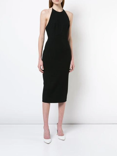 Shop Alex Perry Backless Dress In Black