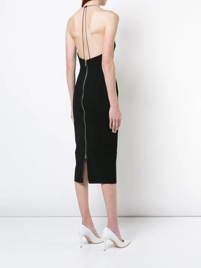Shop Alex Perry Backless Dress In Black