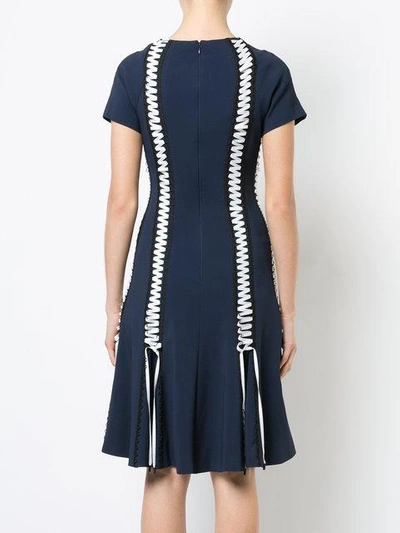 Shop Jonathan Simkhai Lace Up Flared Dress