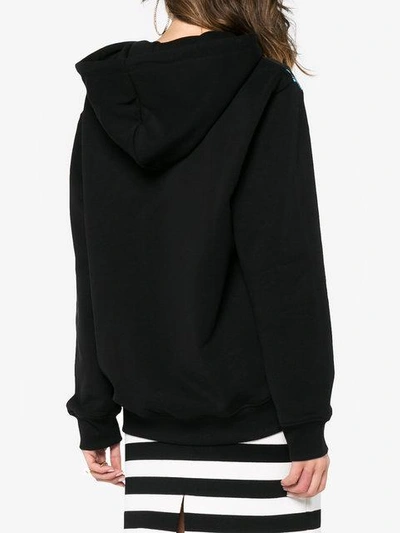 Oversized hoodie with logo print