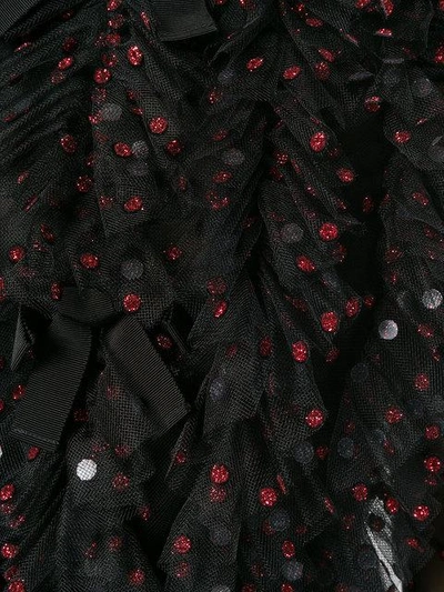 Shop Giambattista Valli Ruffled Tulle Gown In Black